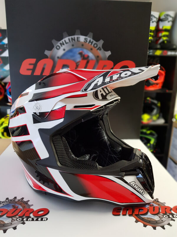 CAPACETE AIROH TWIST SHADING RED/WHT/BLK - Image 3