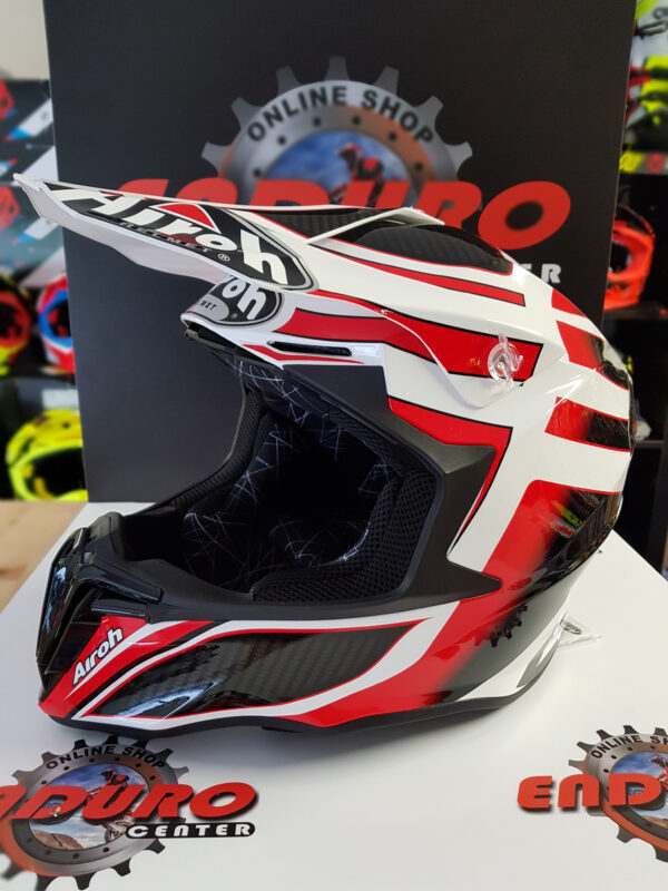 CAPACETE AIROH TWIST SHADING RED/WHT/BLK - Image 2