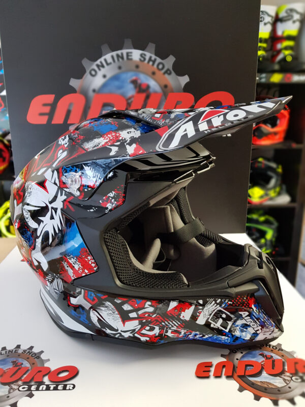 CAPACETE AIROH TWIST PUNK BLK GRAPHIC GLOSS - Image 2