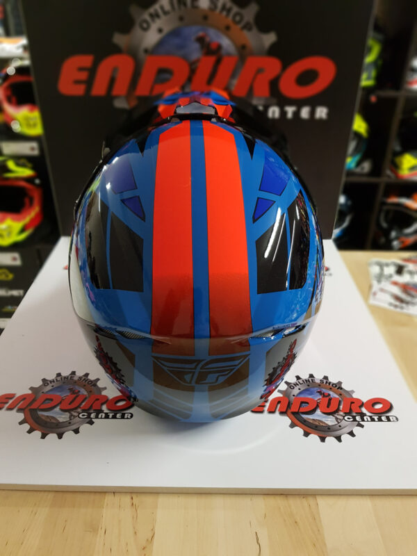 CAPACETE FLY KINETIC IMPULSE BLK/ORG/BLU - Image 5