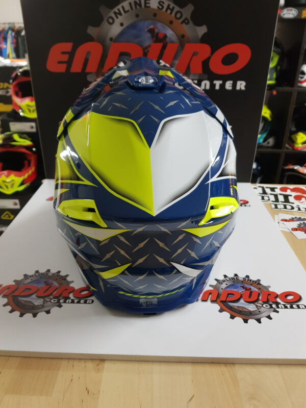 CAPACETE AIROH TWIST IRON BLU/YLWFLU GLOSS - Image 4