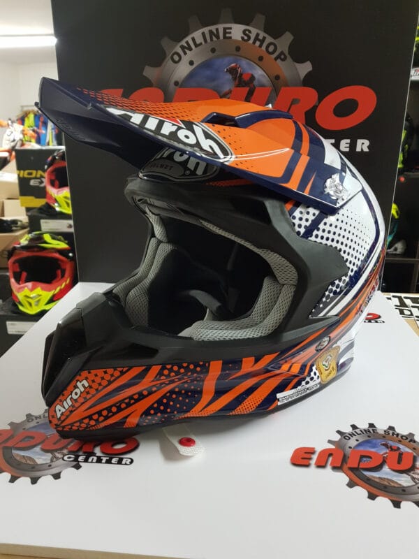 CAPACETE AIROH TERMINATOR 2.1 CLEFT BLUMRN/ORG - Image 3