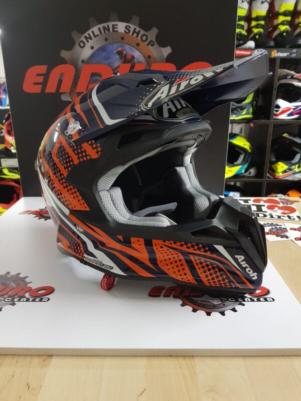 CAPACETE AIROH TERMINATOR 2.1 CLEFT BLUMRN/ORG - Image 2
