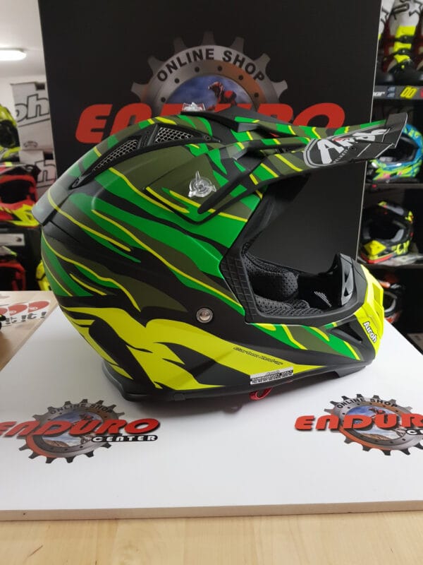 CAPACETE AIROH AVIATOR 2.2 THREAT BLK/GRN/YLWFLU - Image 3