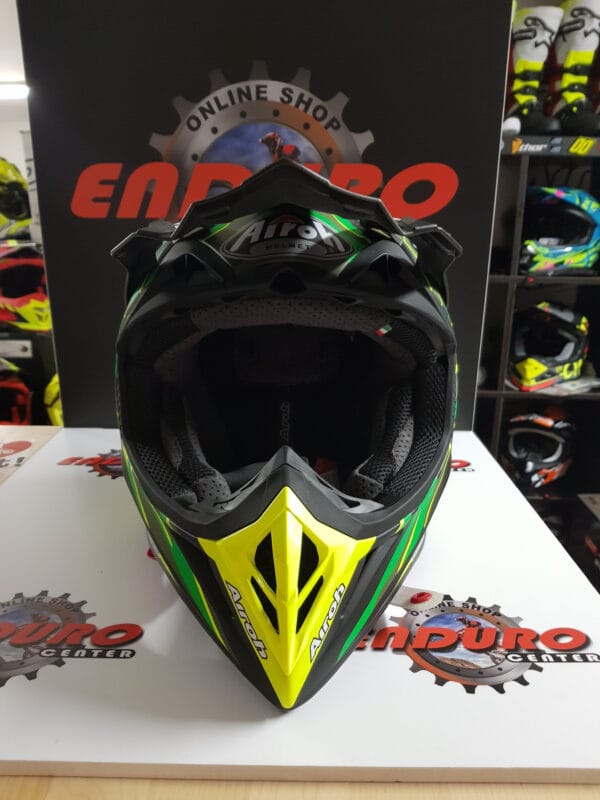 CAPACETE AIROH AVIATOR 2.2 THREAT BLK/GRN/YLWFLU - Image 4