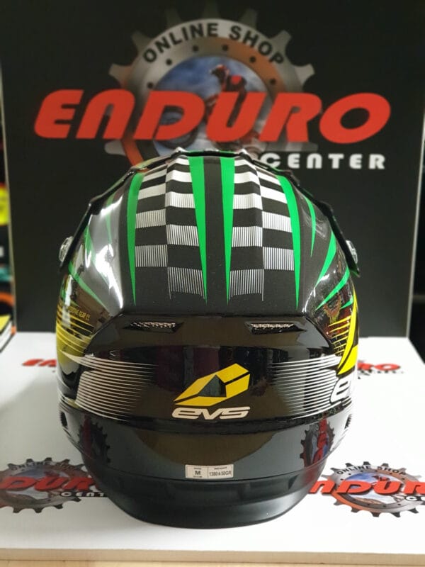 CAPACETE EVS T5 SPEEDWAY GRN/YLW/WHT/BLK - Image 4