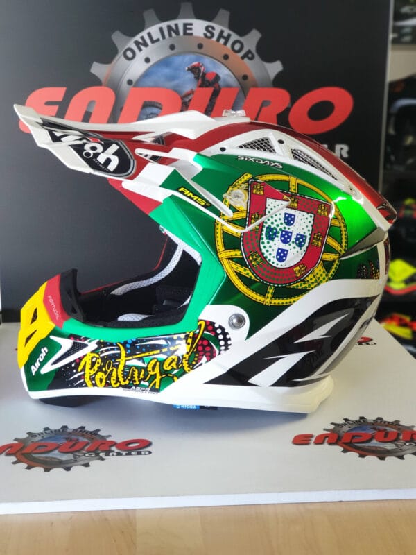CAPACETE AIROH AVIATOR 2.3 SIX DAYS PORTUGAL 2020 - Image 5