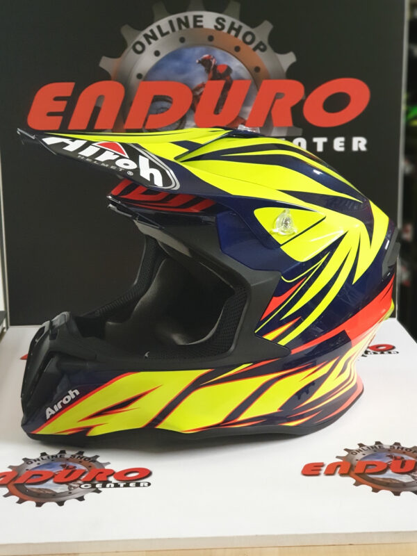 CAPACETE AIROH TWIST EVIL DKBLU/YLWFLU/ORG - Image 3