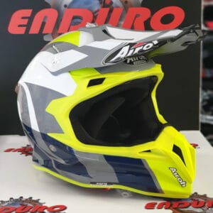 CAPACETE AIROH TERMINATOR OPEN VISION BLU/YLWFLU