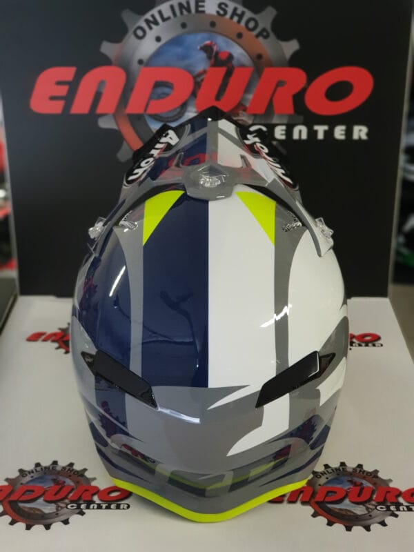 CAPACETE AIROH TERMINATOR OPEN VISION BLU/YLWFLU - Image 5