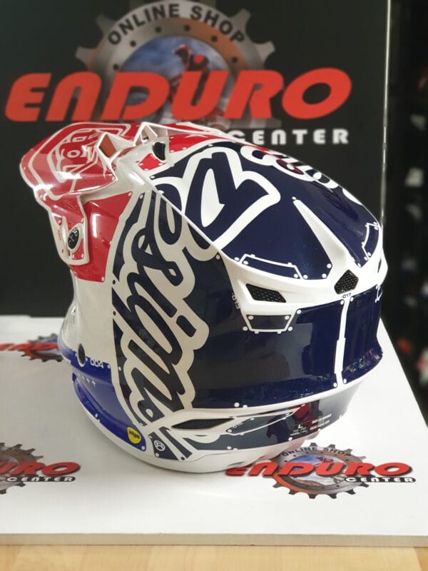 CAPACETE TROY LEE DESIGNS SE4 FACTORY WHT/RED/BLU - Image 7