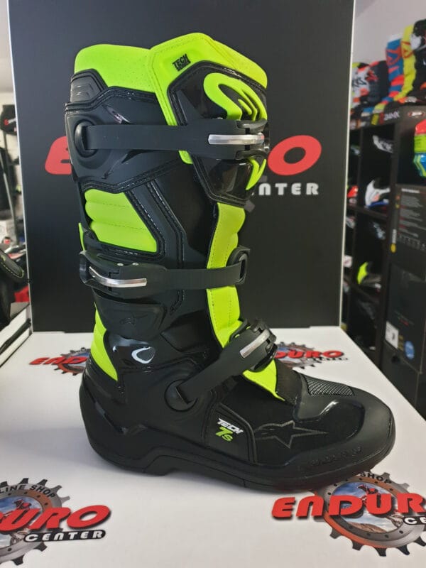BOTAS ALPINESTARS TECH 7S BLK/YLWFLU - Image 2