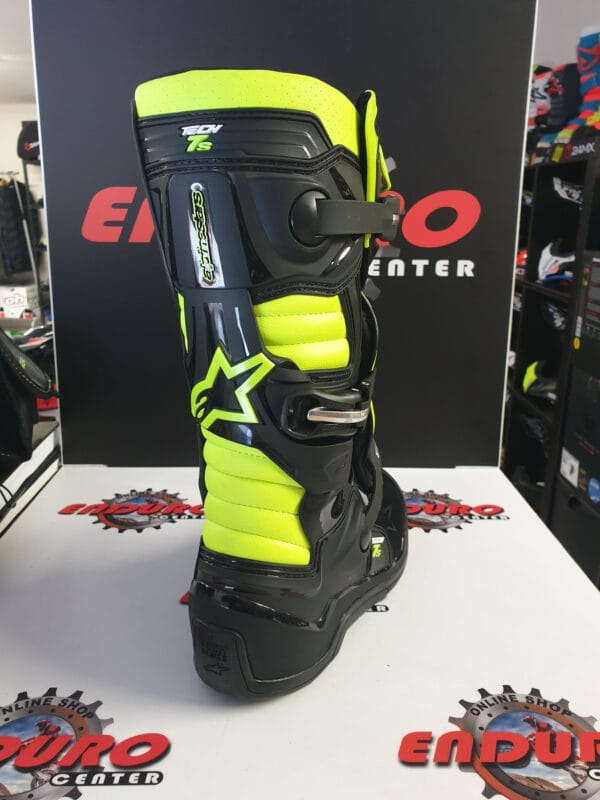 BOTAS ALPINESTARS TECH 7S BLK/YLWFLU - Image 4
