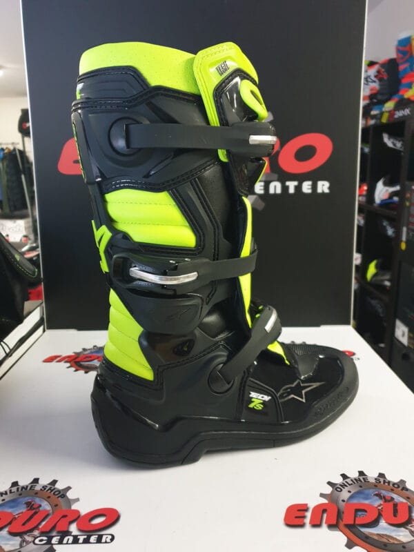 BOTAS ALPINESTARS TECH 7S BLK/YLWFLU - Image 3