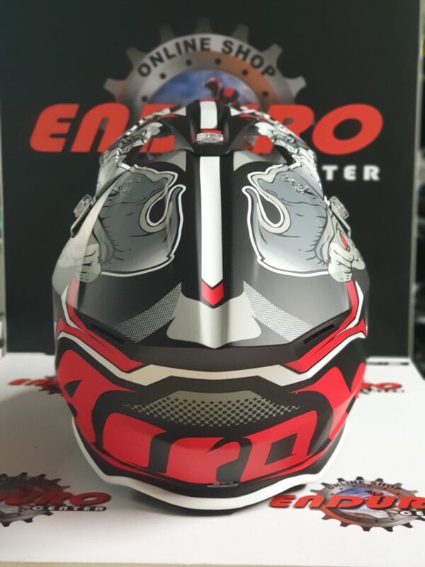 CAPACETE AIROH WRAAP OCTOPUS BLK/GRY/RED - Image 4