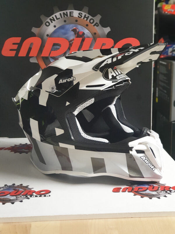 CAPACETE AIROH TWIST 2.0 FRAME GRY/WHT/BLK - Image 2