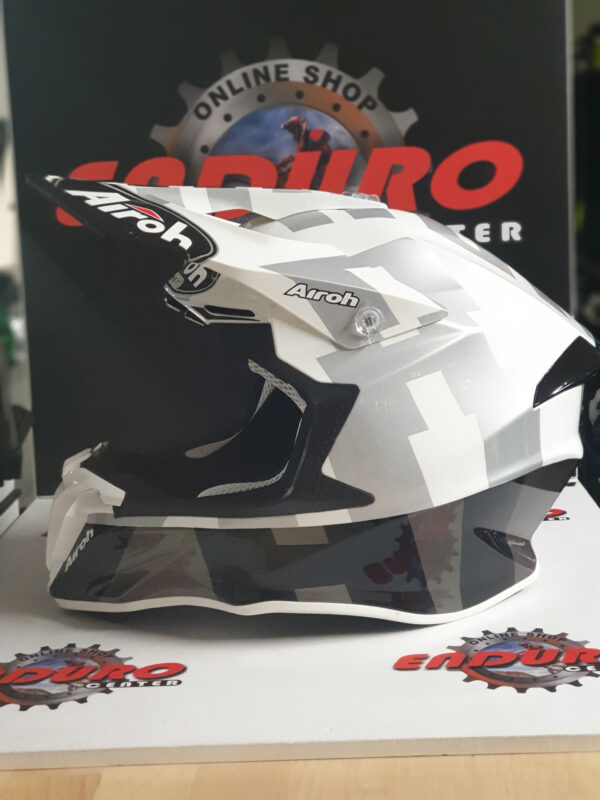 CAPACETE AIROH TWIST 2.0 FRAME GRY/WHT/BLK - Image 5