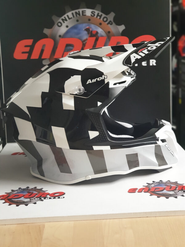 CAPACETE AIROH TWIST 2.0 FRAME GRY/WHT/BLK - Image 3