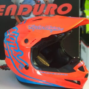 CAPACETE TROY LEE DESIGNS GP SILHOUETTE ORGFLU/BLU