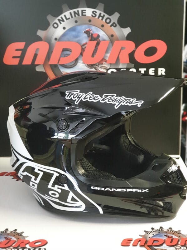 CAPACETE TROY LEE DESIGNS GP BLOCK BLK/WHT - Image 2