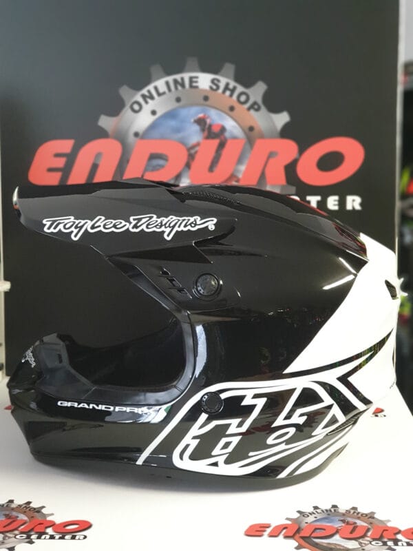 CAPACETE TROY LEE DESIGNS GP BLOCK BLK/WHT - Image 4