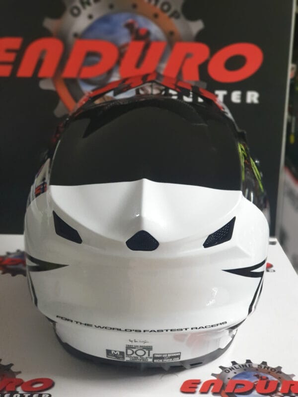 CAPACETE TROY LEE DESIGNS GP BLOCK BLK/WHT - Image 6
