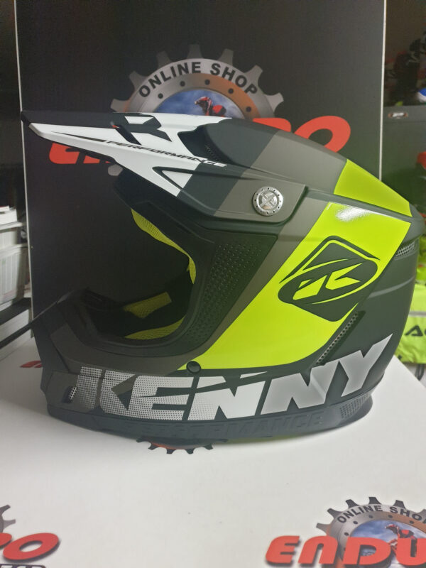 CAPACETE KENNY PERFORMANCE BLK/GRY/YLWFLU - Image 3