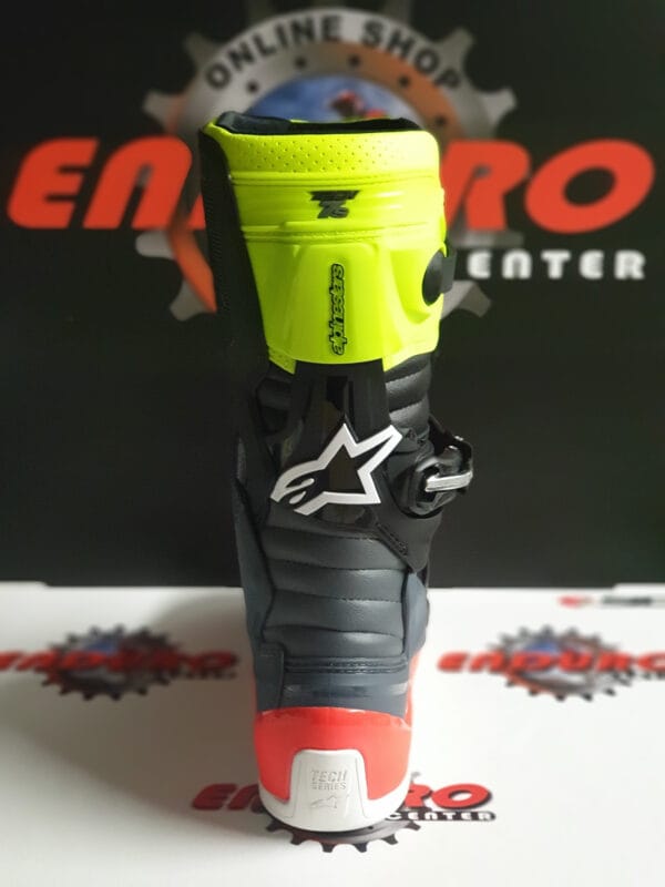 BOTAS ALPINESTARS TECH 7S ORGFLU/GRY/BLK/YLW - Image 7
