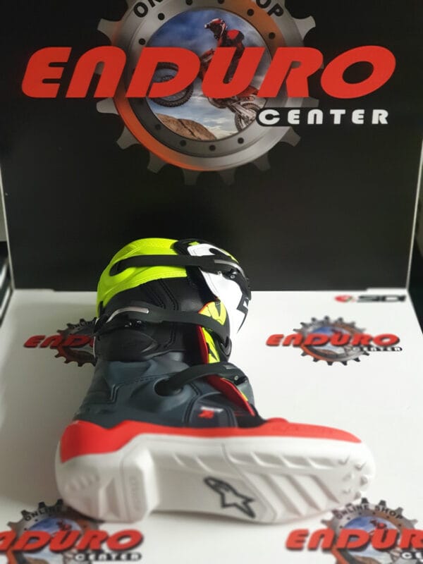 BOTAS ALPINESTARS TECH 7S ORGFLU/GRY/BLK/YLW - Image 8