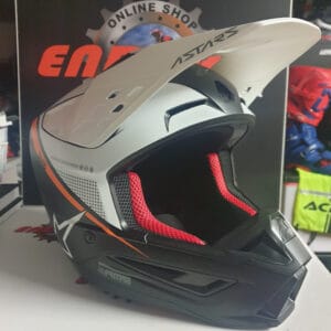 CAPACETE ALPINESTARS SM-5 RAYON BLK/WHT/ORG