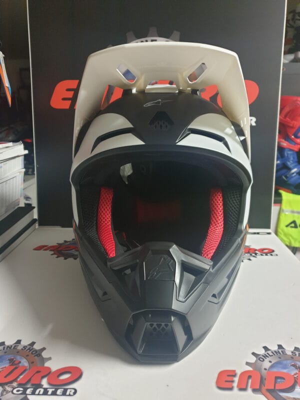 CAPACETE ALPINESTARS SM-5 RAYON BLK/WHT/ORG - Image 5