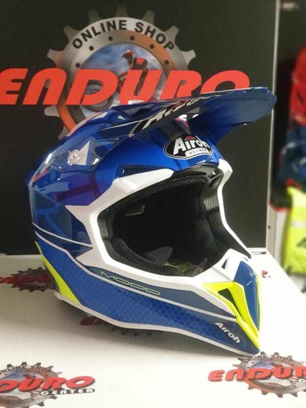 CAPACETE AIROH WRAAP MOOD BLUFLU/YLWFLU - Image 2