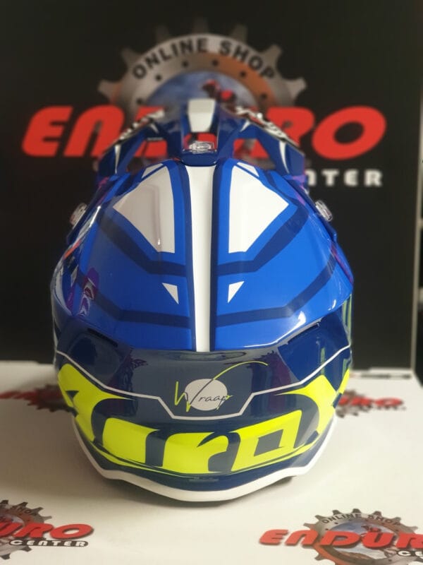 CAPACETE AIROH WRAAP MOOD BLUFLU/YLWFLU - Image 4
