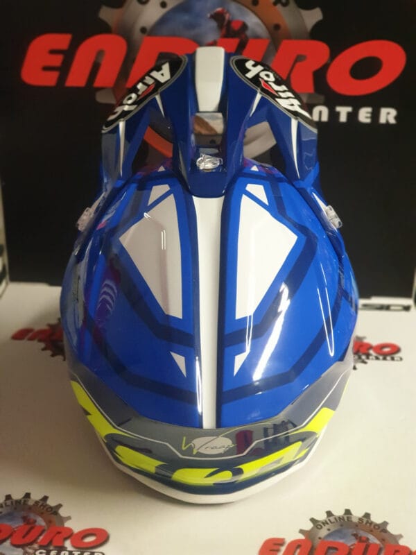 CAPACETE AIROH WRAAP MOOD BLUFLU/YLWFLU - Image 5