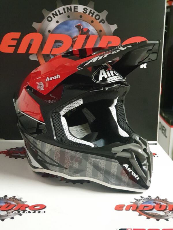 CAPACETE AIROH TWIST 2.0 TECH RED/GRY/BLK - Image 2