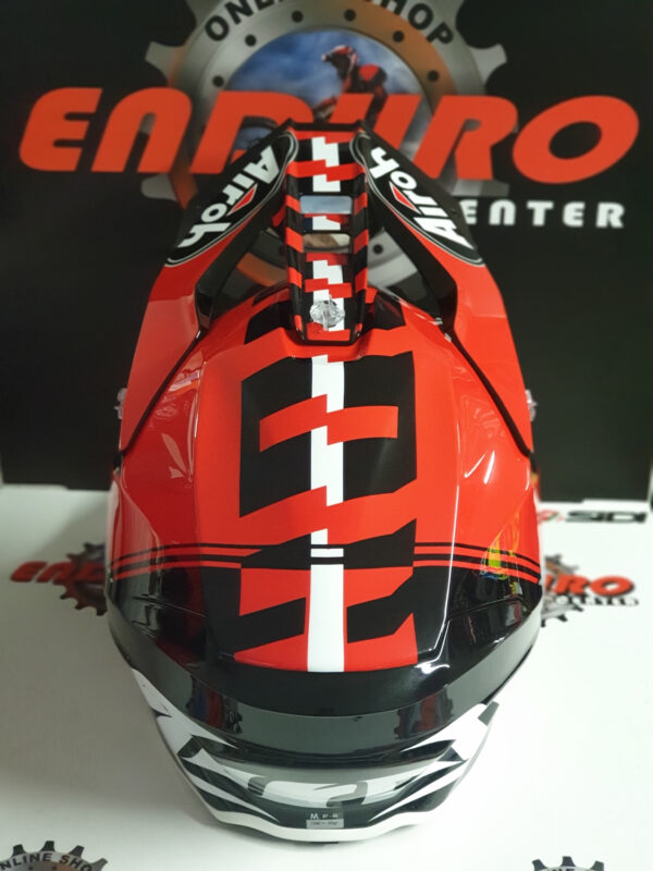 CAPACETE AIROH TWIST 2.0 TECH RED/GRY/BLK - Image 6