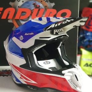 CAPACETE AIROH TWIST 2.0 TECH BLU/RED/WHT