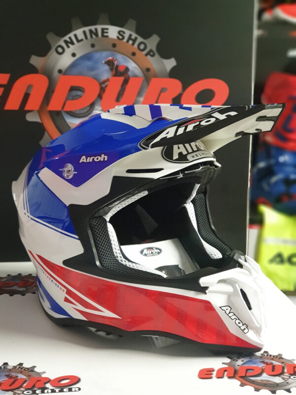 CAPACETE AIROH TWIST 2.0 TECH BLU/RED/WHT - Image 2