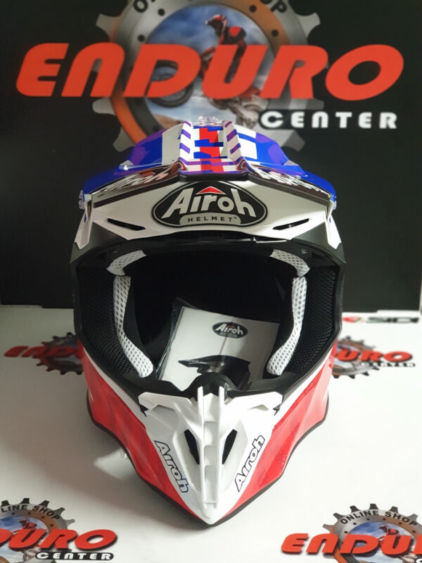 CAPACETE AIROH TWIST 2.0 TECH BLU/RED/WHT - Image 5