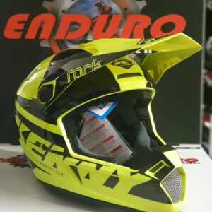 CAPACETE KENNY TRACK FOCUS GRAPHIC YLWFLU/BLK