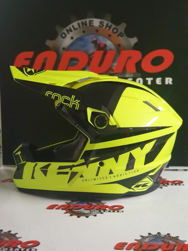CAPACETE KENNY TRACK FOCUS GRAPHIC YLWFLU/BLK - Image 3