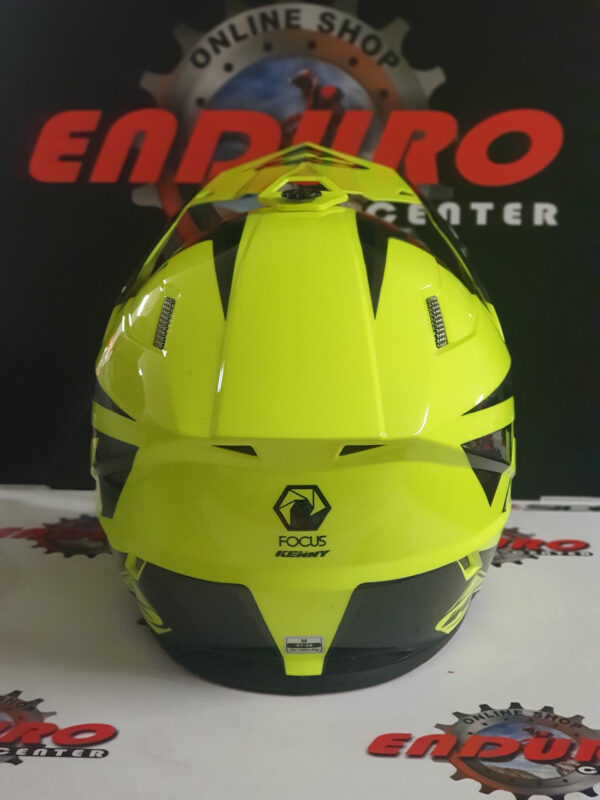 CAPACETE KENNY TRACK FOCUS GRAPHIC YLWFLU/BLK - Image 4