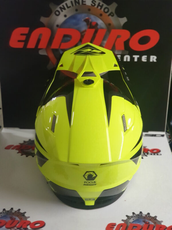 CAPACETE KENNY TRACK FOCUS GRAPHIC YLWFLU/BLK - Image 5