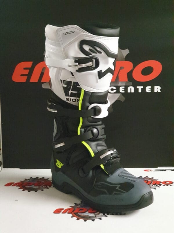 BOTAS ALPINESTARS TECH 5 GRY/BLK/WHT - Image 2