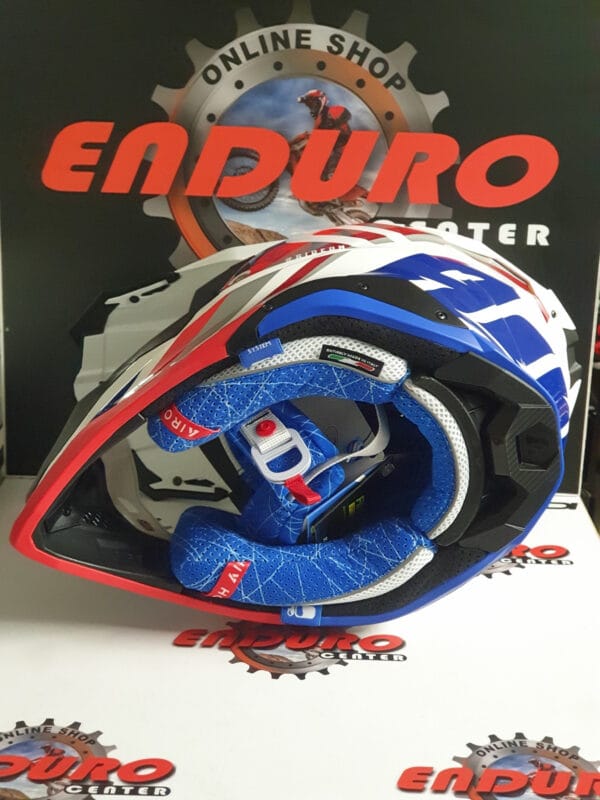CAPACETE AIROH AVIATOR 3 RAINBOW WHT/RED/BLUE - Image 10