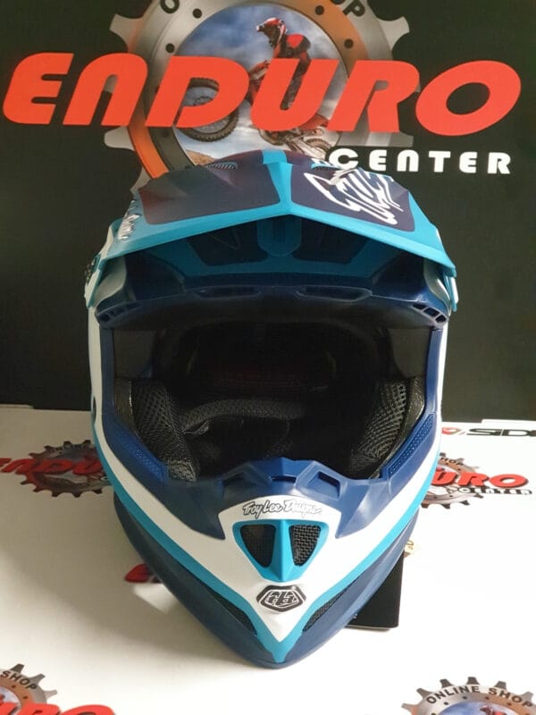 CAPACETE TROY LEE DESIGNS SE4 CORSA BLU/GRNWTR/WHT - Image 5