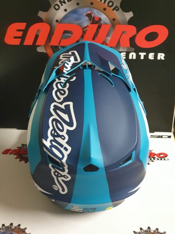 CAPACETE TROY LEE DESIGNS SE4 CORSA BLU/GRNWTR/WHT - Image 8