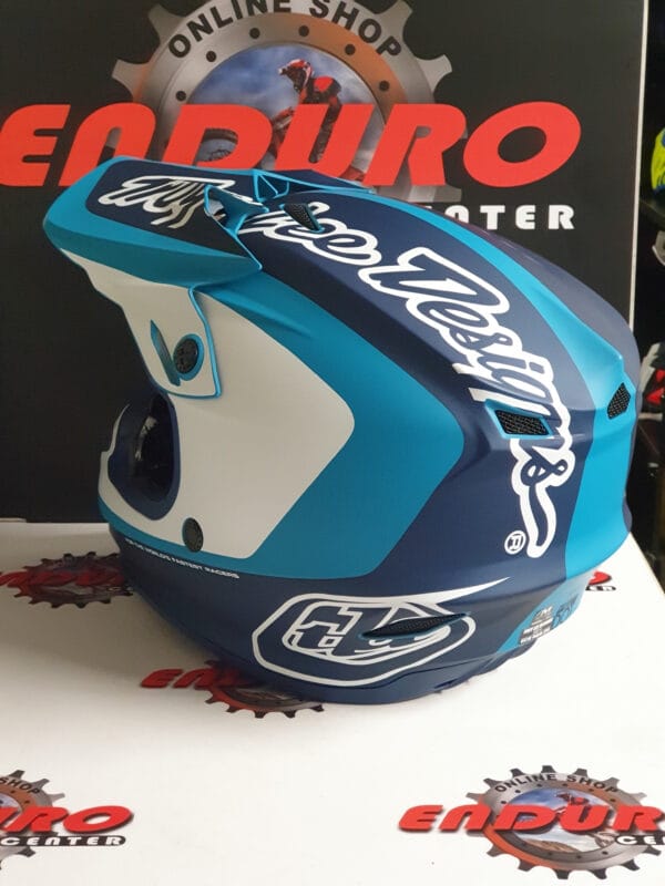 CAPACETE TROY LEE DESIGNS SE4 CORSA BLU/GRNWTR/WHT - Image 6