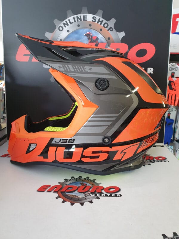 CAPACETE JUST1 J38 BLADE ORG/GRY/BLK - Image 3
