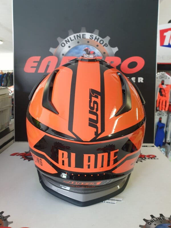 CAPACETE JUST1 J38 BLADE ORG/GRY/BLK - Image 4